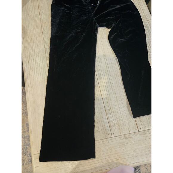 Sandro Paris Women's Black Velvet Floral Embroidered Long Dress 38 NWT - Picture 11 of 14